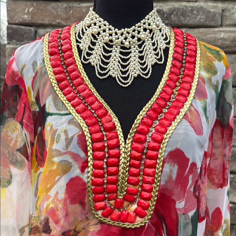 Elegant Pearl Choker Necklace